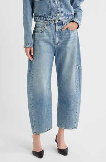 rag & bone Charlie Super High Waist Crop Barrel Jeans