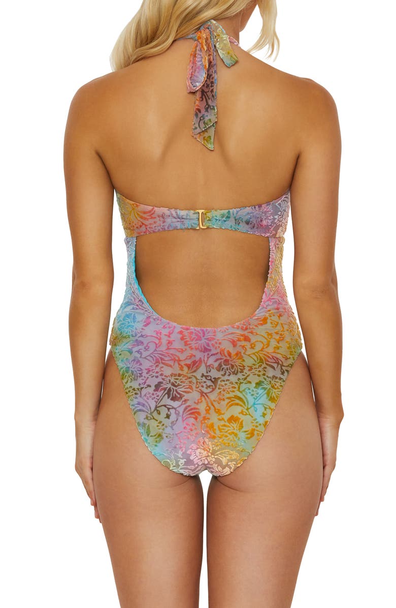 Isabella Rose Tropea One-Piece Swimsuit, Alternate, color, Pink Multi