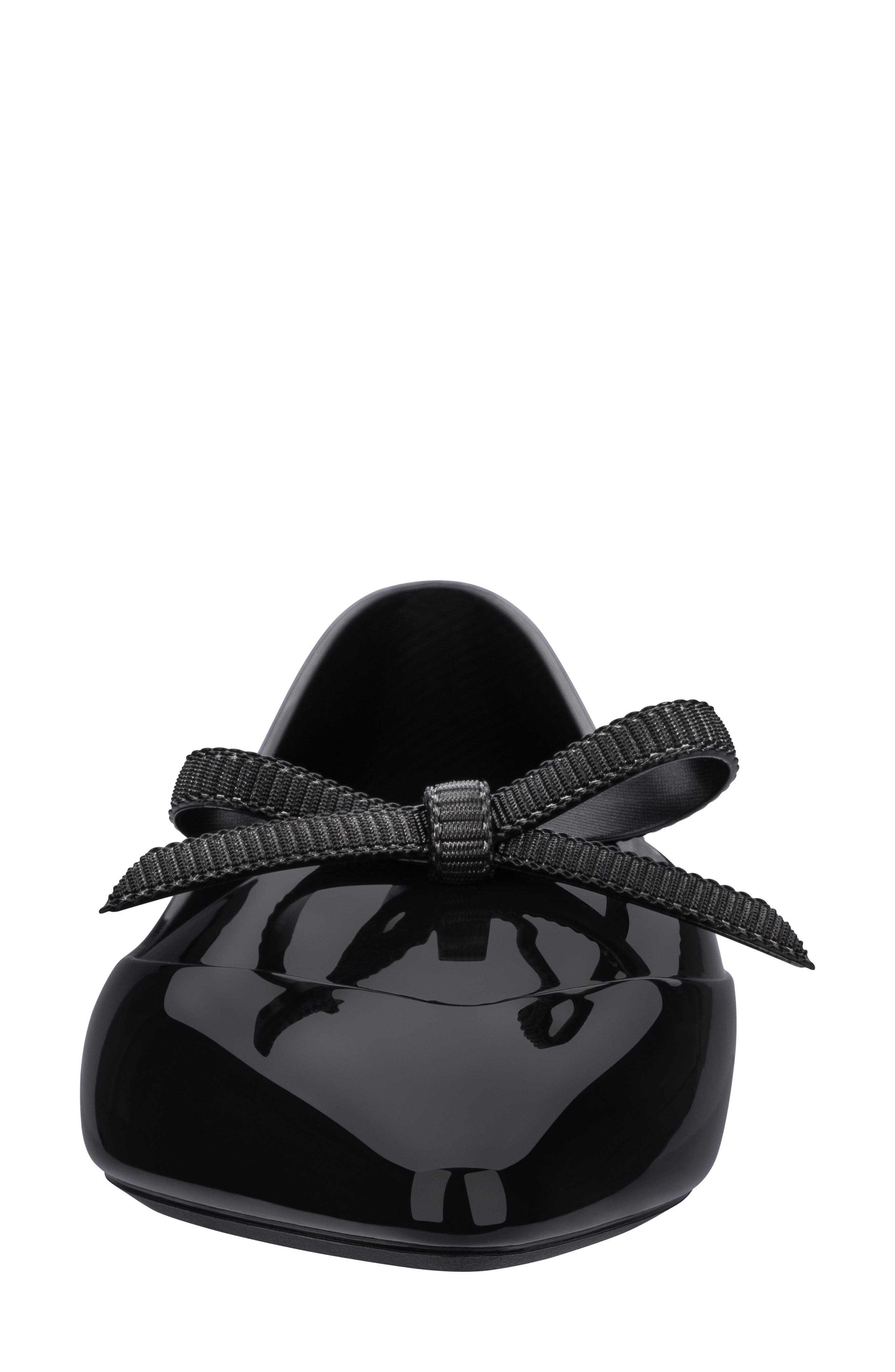 Melissa x Jason Wu Bow Jelly Flat, Alternate, color, 