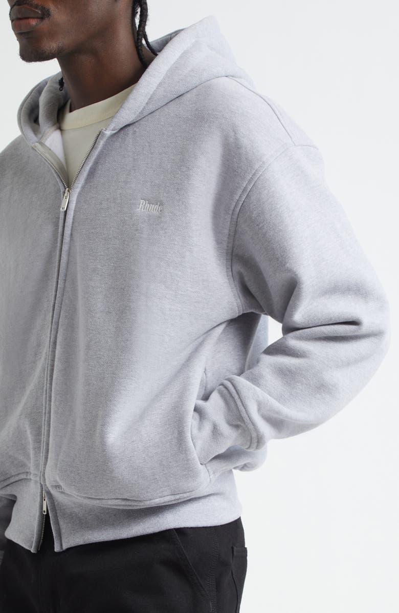 Rhude Classique Full Zip Hoodie, Alternate, color, 