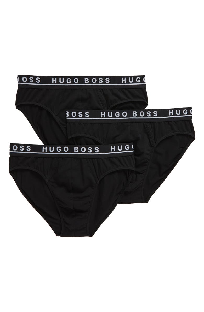 BOSS Assorted 3-Pack Stretch Cotton Briefs, Main, color, 