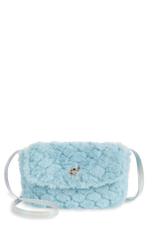 Kids' Quilted Faux Fur Crossbody Bag