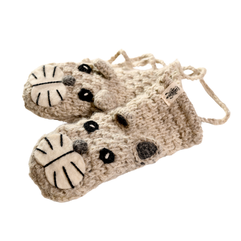 Hand Crochet Shmil the Cat Mittens