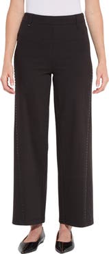 Lysse Erin Studded High Waist Wide Leg Jeans