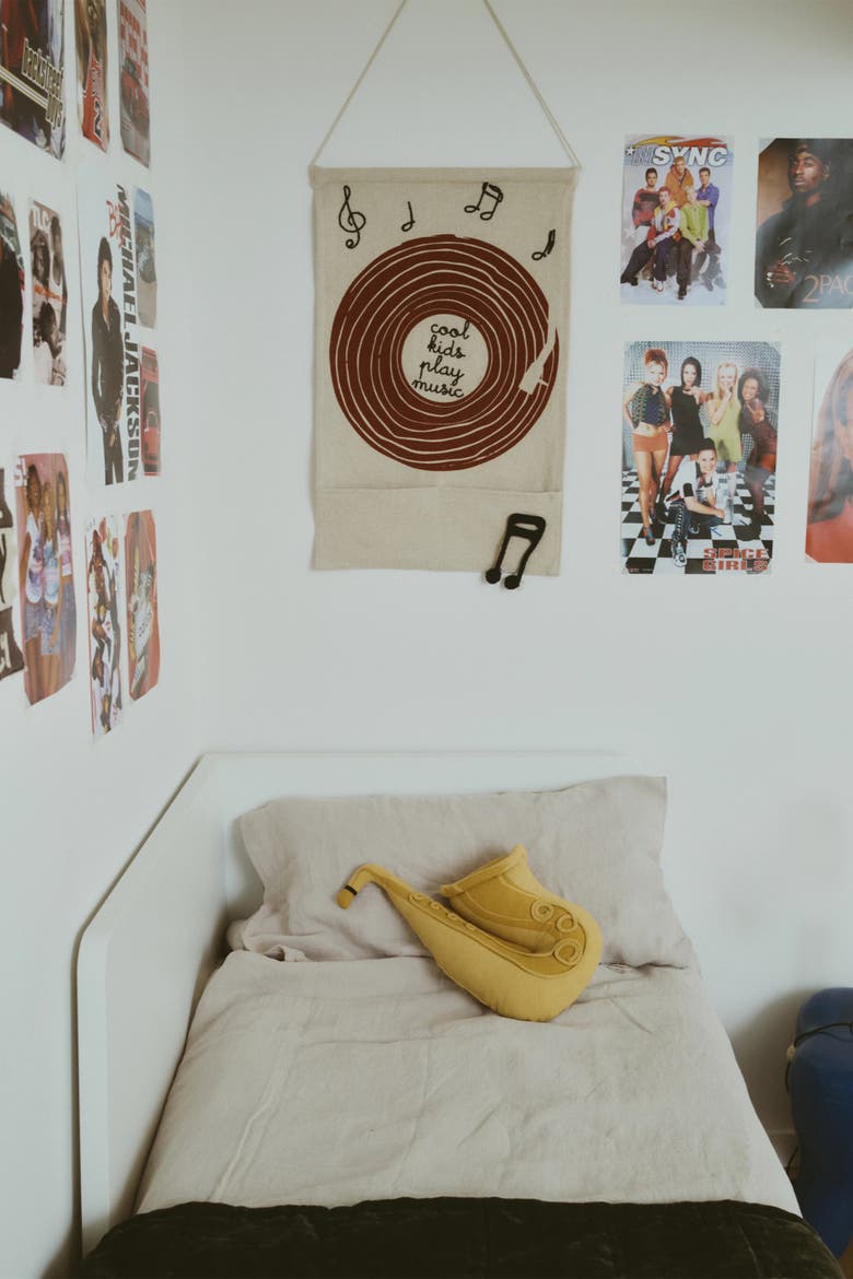 Wall Hanger Music, Alternate, color, Natural, New terracotta