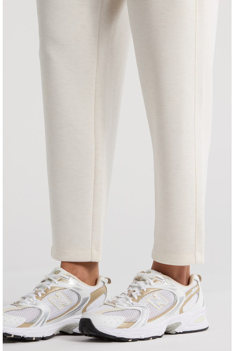 Soft Luxe High Waist Ankle Pants, Alternate, color, BEIGE IVORY HEATHER