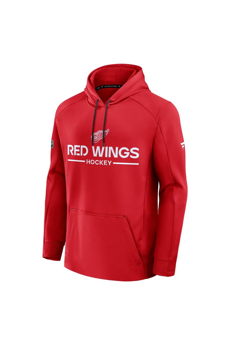 Men's Fanatics Red Detroit Red Wings Authentic Pro Rink Hoodie, Alternate, color, Red