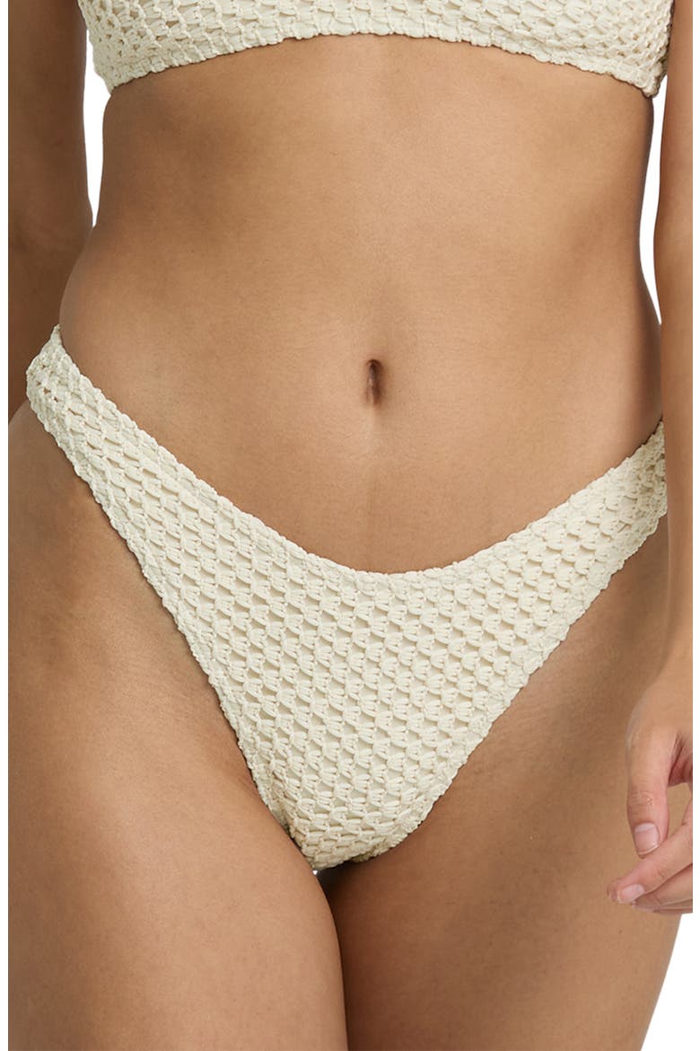 Twisted Tides Hike Bikini Bottoms, Main, color, WHITE CAP