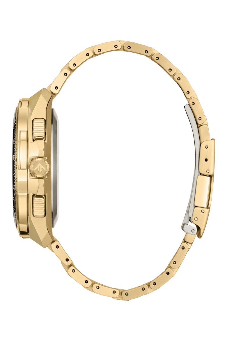 Promaster Skyhawk A-T Solar Bracelet Watch, 46mm, Alternate, color, LIGHT GOLD-TONE