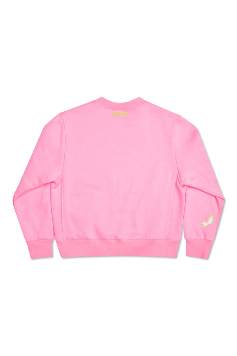 Kids' Team Santa Graphic Sweatshirt, Alternate, color, PINK MULTI