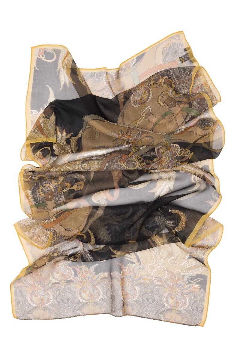 Elizabetta Alessandra - Long Sheer Silk Scarf for Women, Alternate, color,