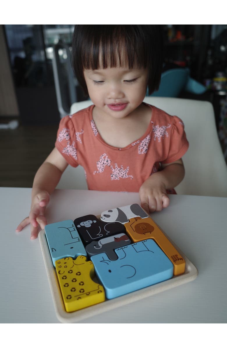 PlanToys<sup>®</sup> Animal Puzzle Game, Alternate, color, Assorted