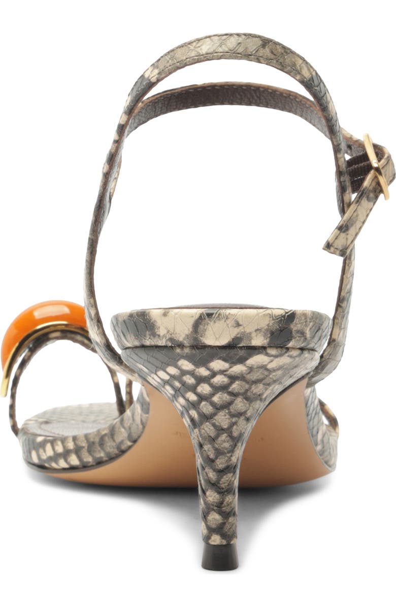 Arezzo Sofia Ankle Strap Sandal, Alternate, color, Osso