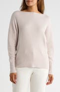 T Tahari Boat Neck Dolman Sleeve Sweater
