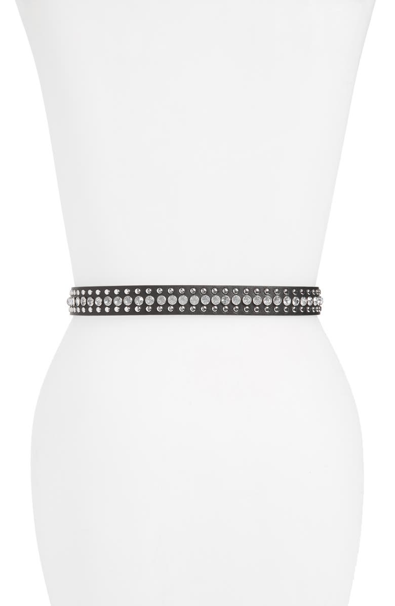 Steve Madden Western Crystal Belt, Alternate, color,