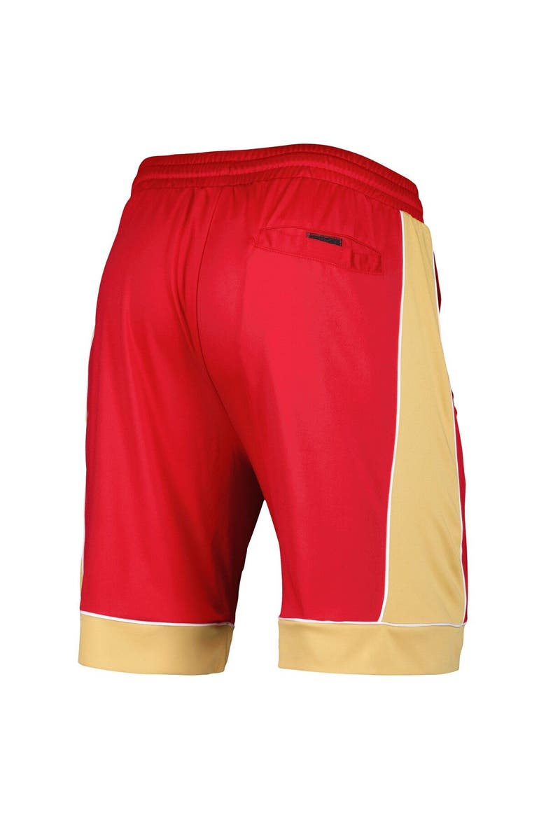 Men's G-III Sports by Carl Banks Scarlet/Gold San Francisco 49ers Fan Favorite Fashion Shorts, Alternate, color, Scarlet