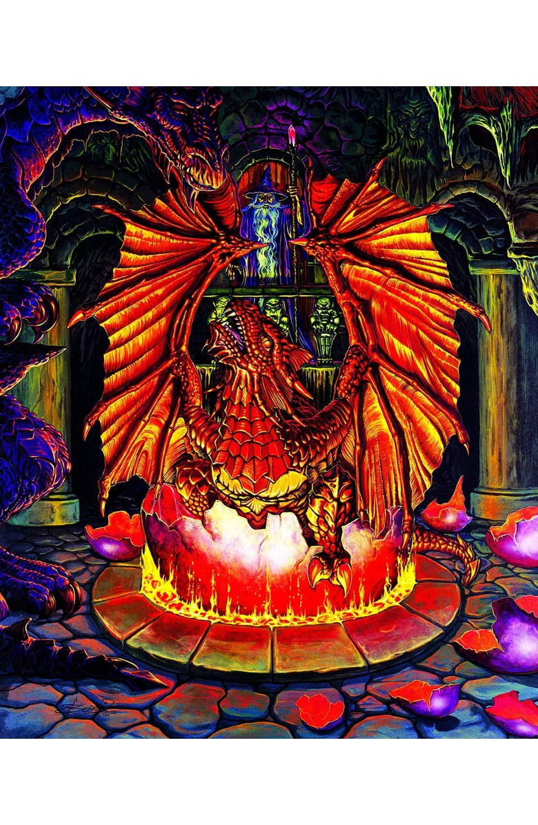 Sunsout Birth of a Fire Dragon 1000 piece Jigsaw Puzzle for Adults, Alternate, color, Multicolor