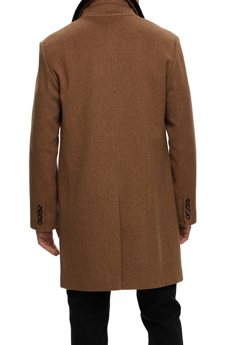 Loro Piana Wool Coat, Alternate, color, CAMEL