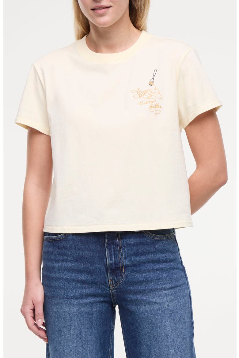 Ti Amo Pasta Bella T-Shirt, Main, color, AFTERGLOW