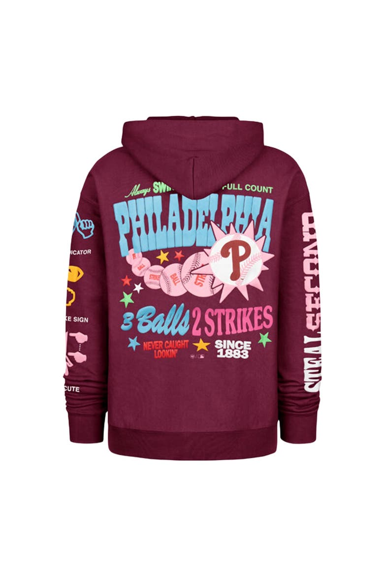 Unisex '47  Burgundy Philadelphia Phillies Earl Foundation Hoodie, Alternate, color, Burgundy