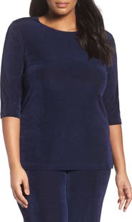 Vikki Vi Three Quarter Sleeve Top