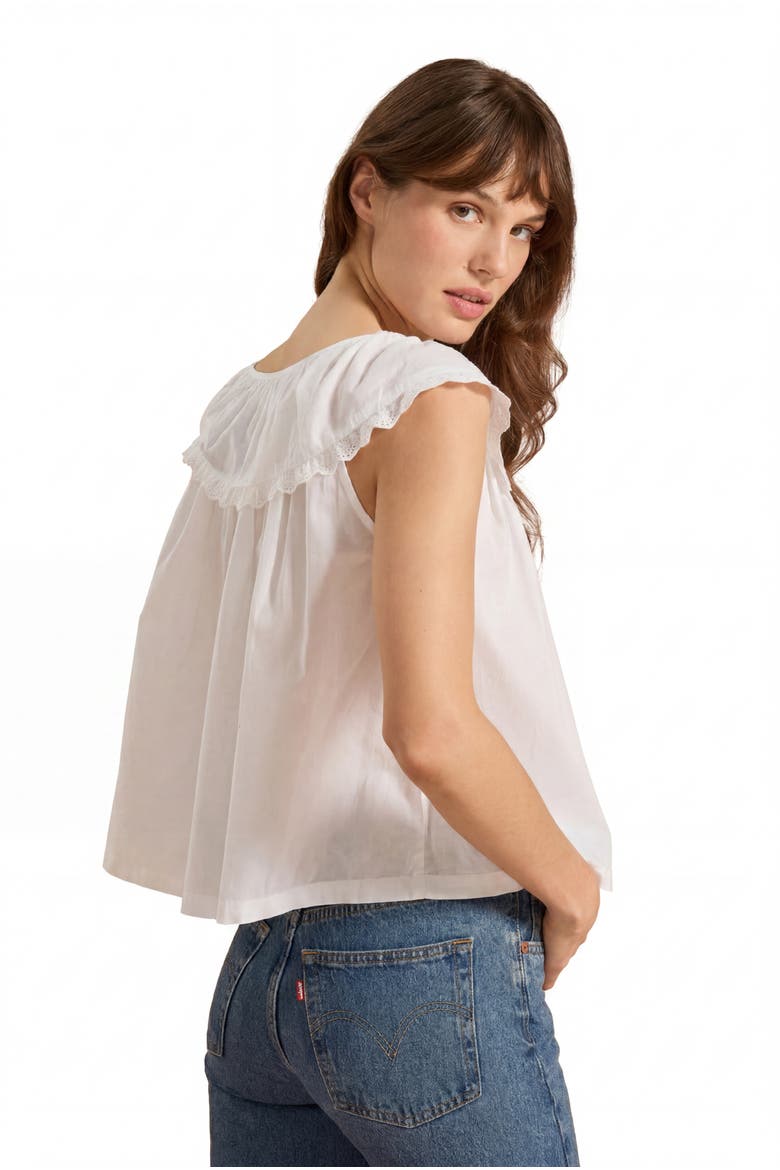 Eponine Blouse, Alternate, color, White