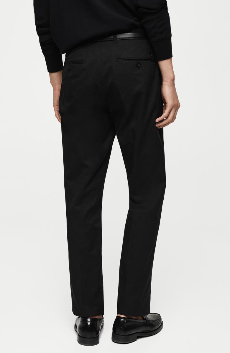 MANGO Regular Fit Flat Front Twill Chinos, Alternate, color, 