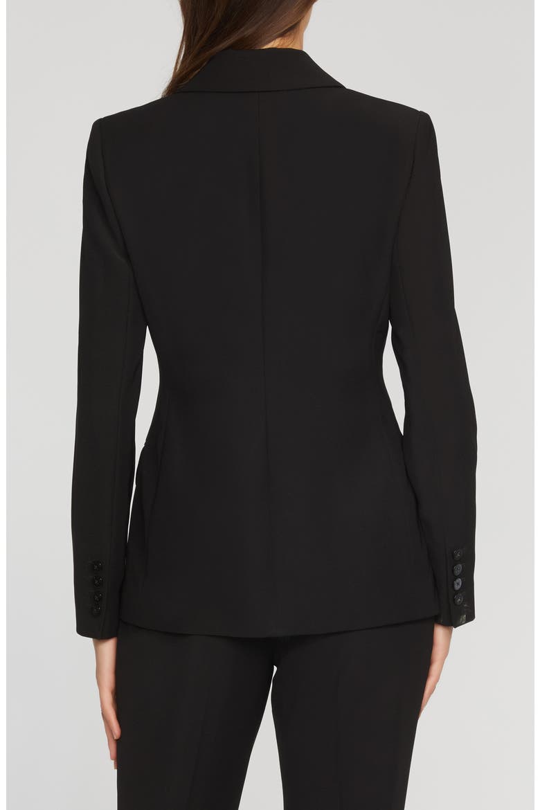 The Sylvie One-Button Blazer, Alternate, color, NOIR