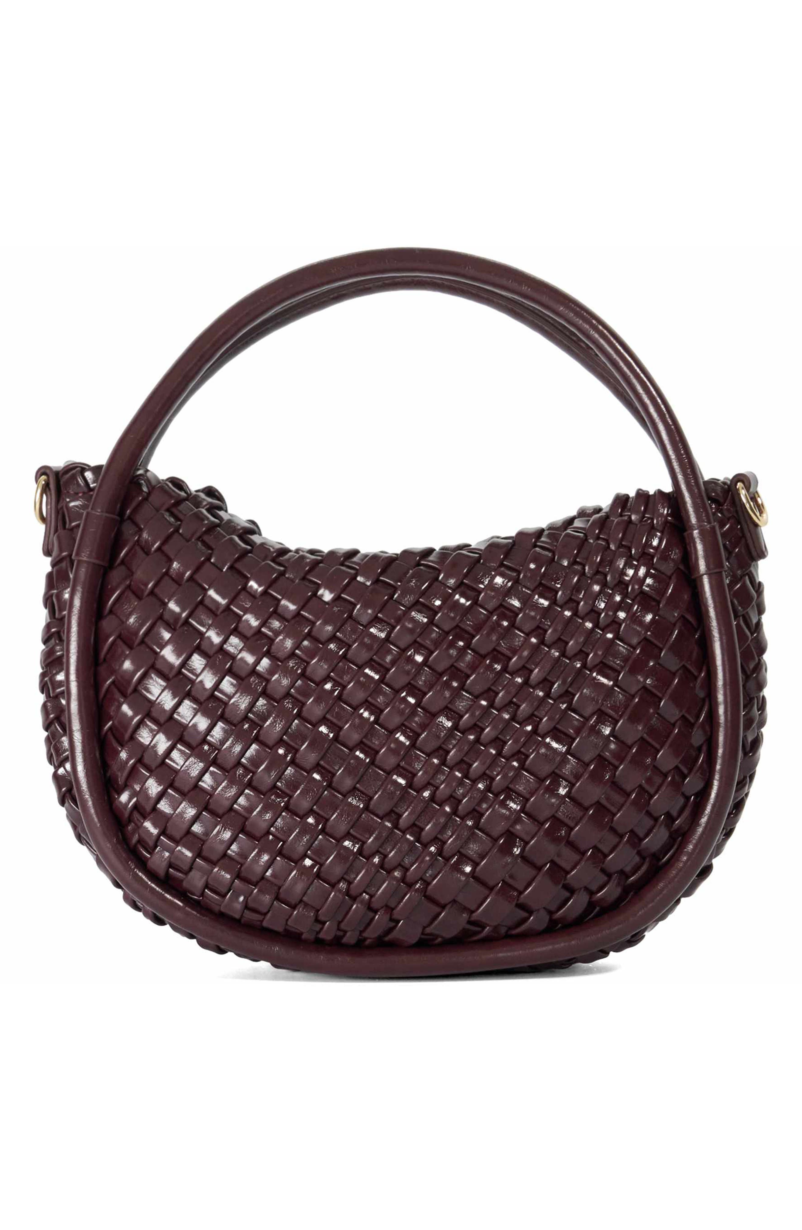 Dinideliberate Top Handle Bag, Alternate, color, BURGUNDY