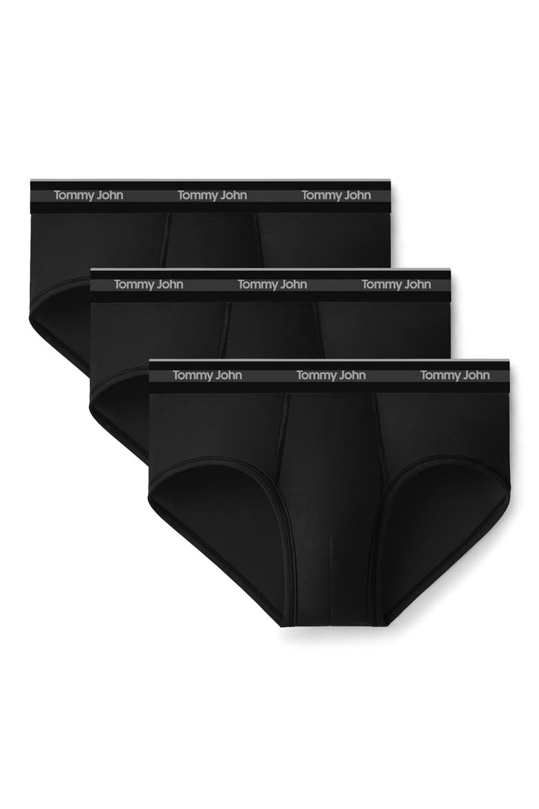 3-Pack Comfort Micro Briefs, Main, color, BLACK