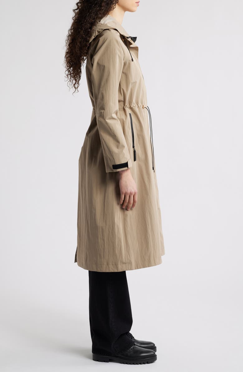 Ilse Jacobsen Rainvision Waterproof Hooded Long Raincoat, Alternate, color, 