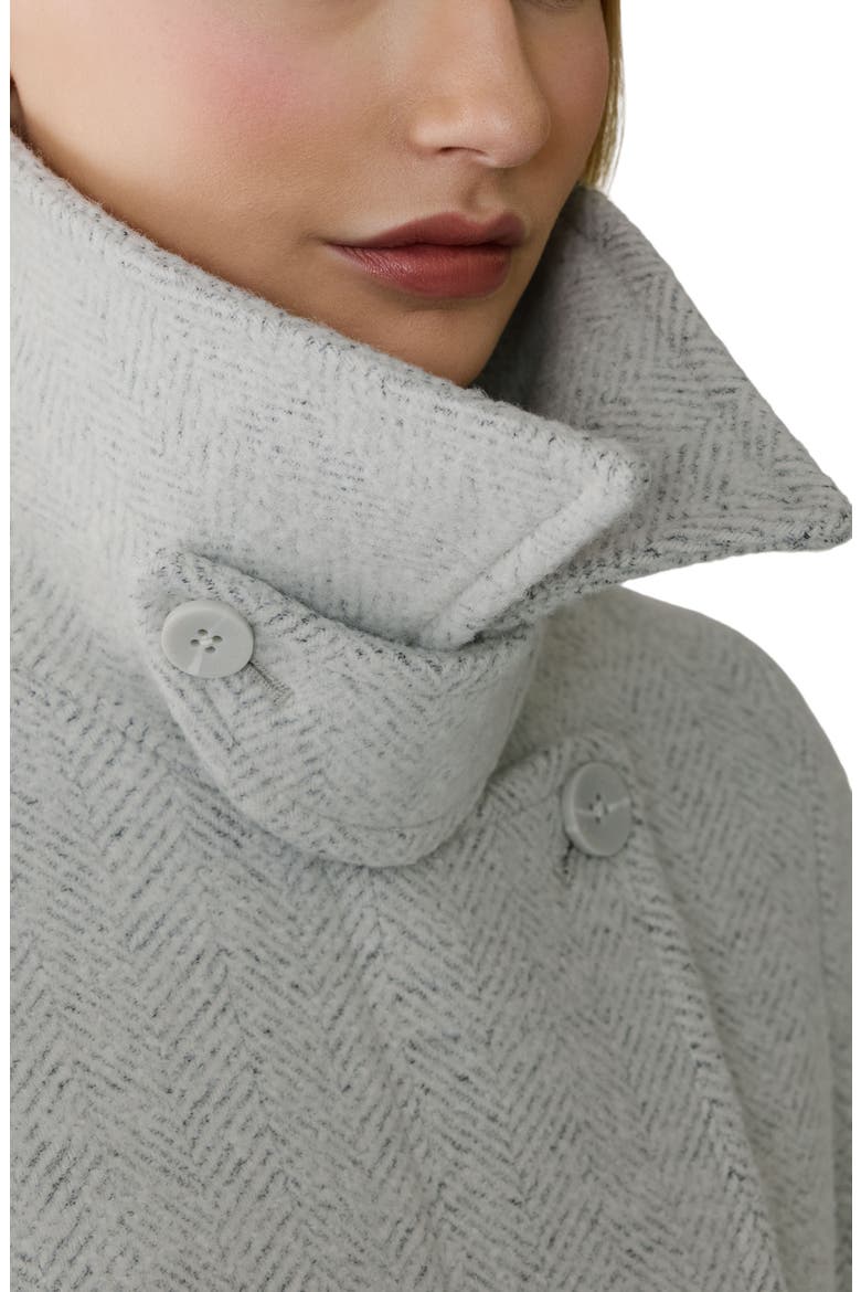 Irena Wool Blend Coat, Alternate, color, STONE BLUE