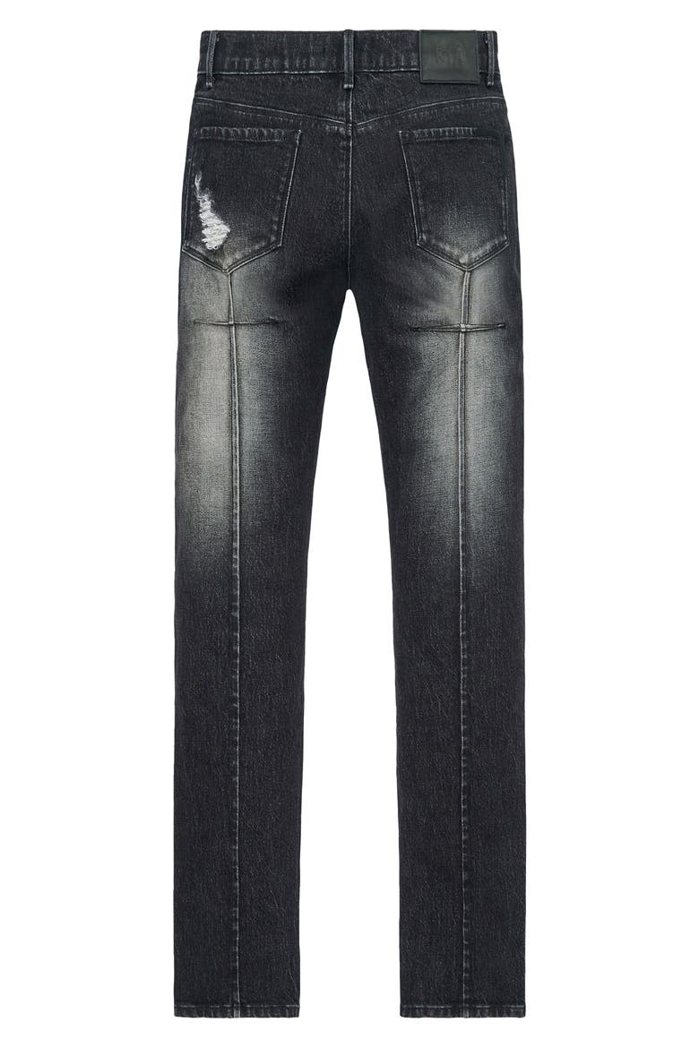 Clayton Ripped Skinny Jeans, Alternate, color, FRAY NOIR