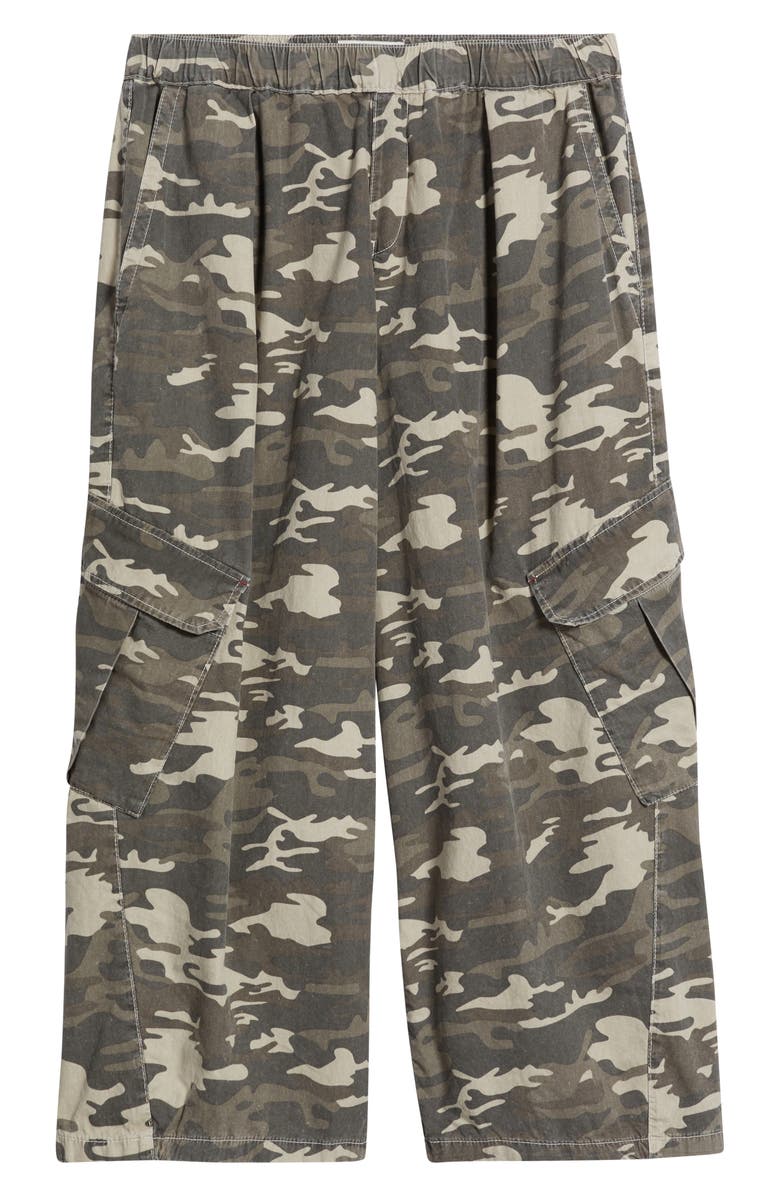 BDG Urban Outfitters Bobbi Camo Cotton Cargo Pants, Alternate, color, Khaki