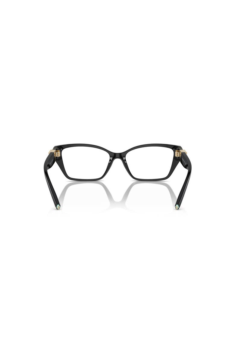 54mm Rectangle optical glasses, Alternate, color, Black