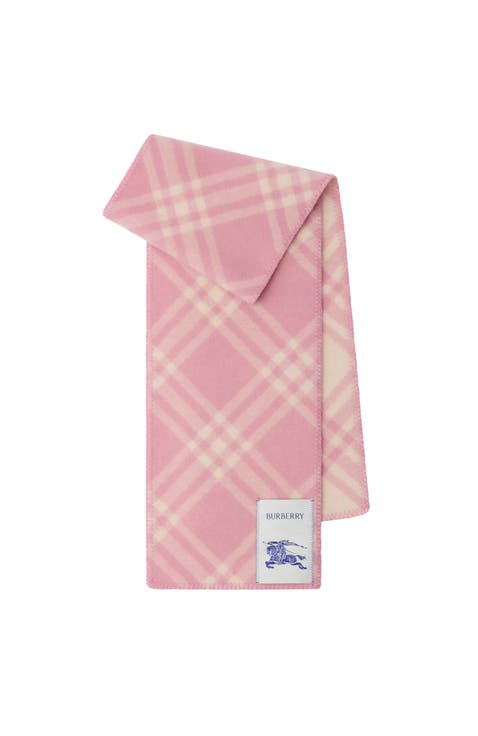 Check Wool Scarf