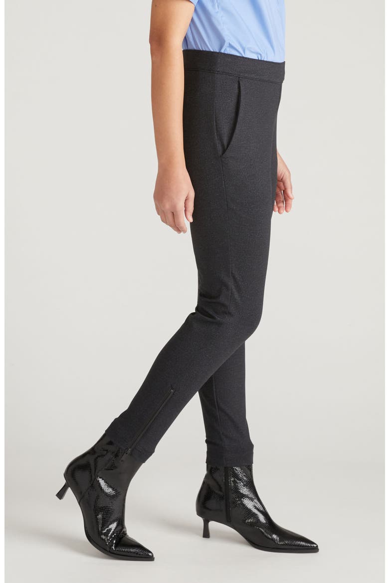 Moro Pocket Signature Ponte Knit Pants, Alternate, color, CHARCOAL GREY