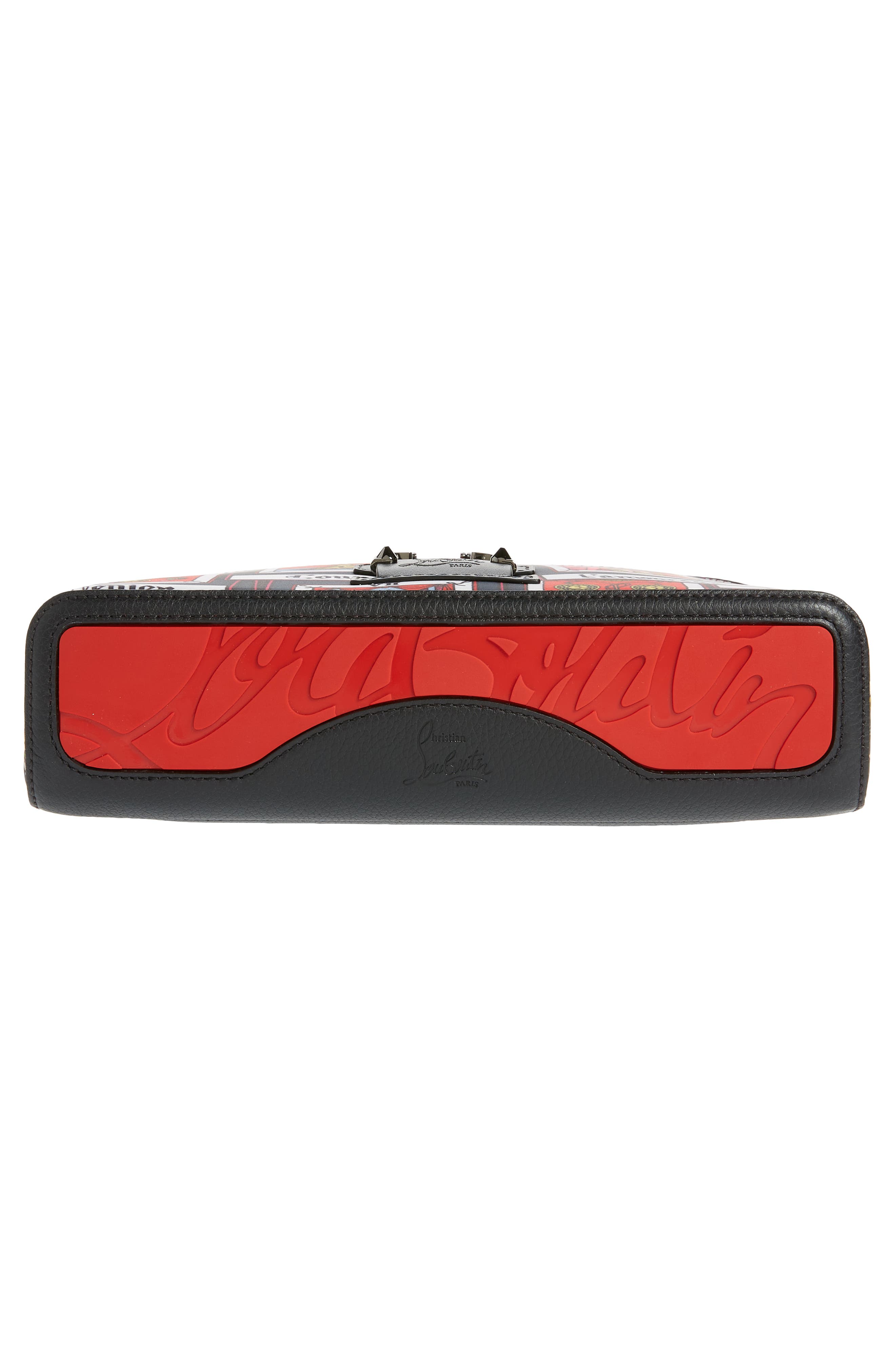 Christian Louboutin Kypipouch Tarot Print Crossbody Bag, Alternate, color, 