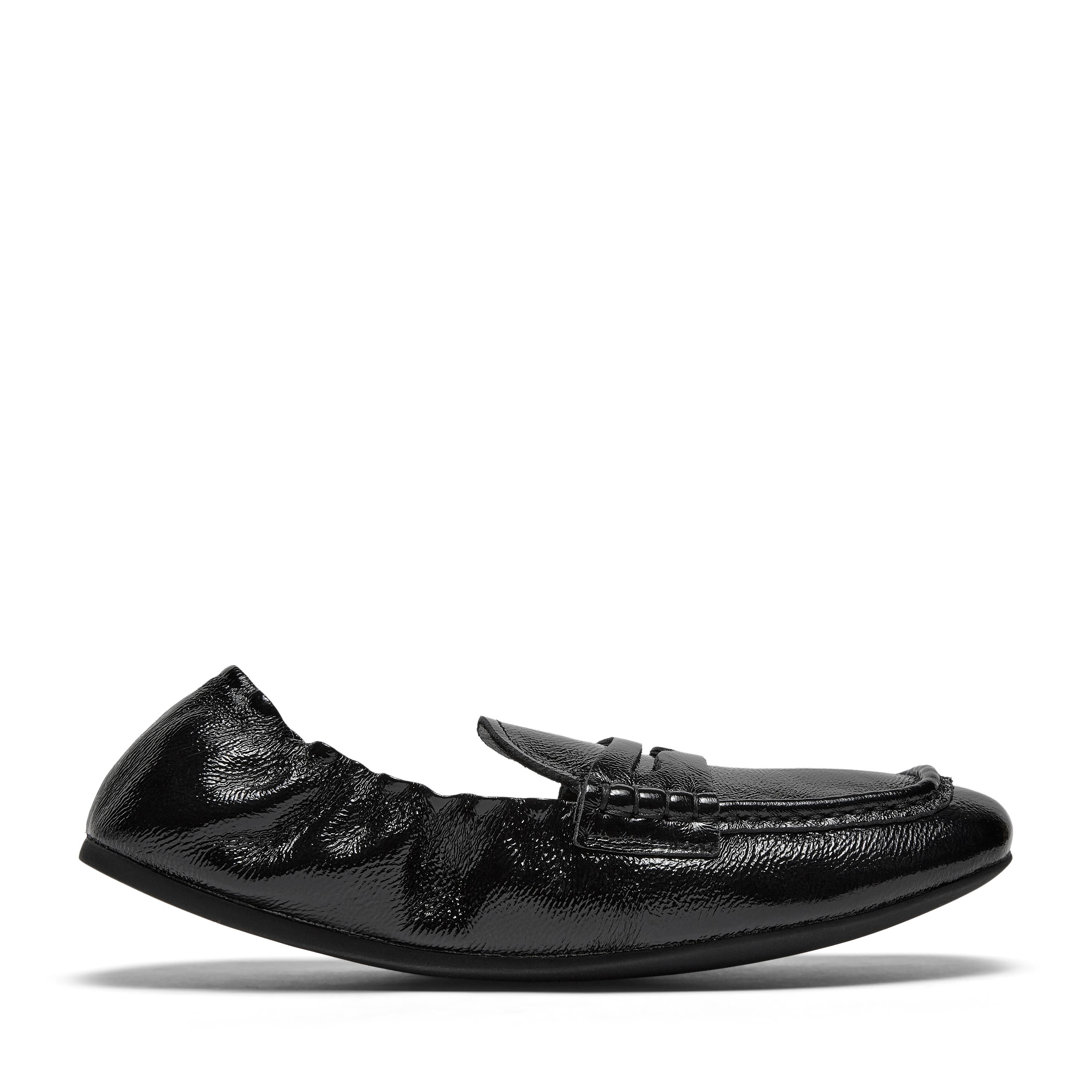 Will be Loafer, Alternate, color, Black Crinkle Leather