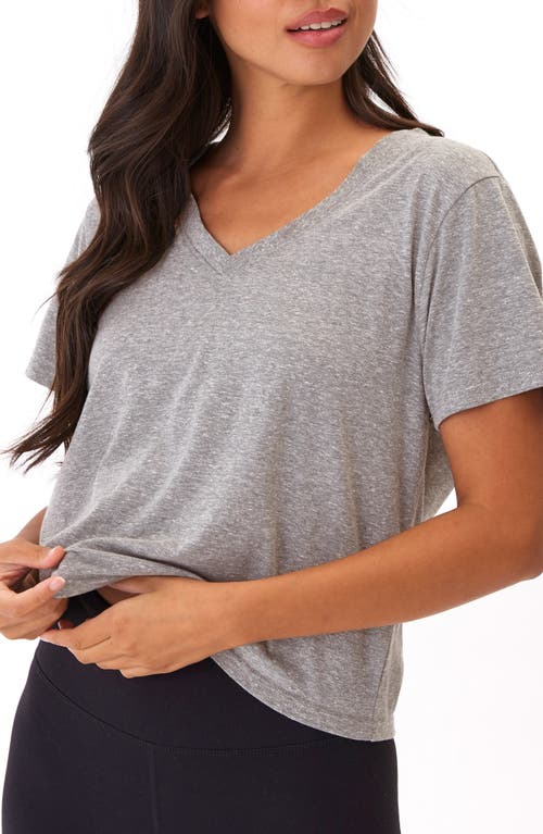 Threads 4 Thought Ada V-neck T-shirt In Heather Grey