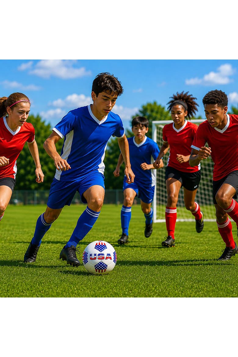 Soccer Ball USA, Alternate, color, Multicolored