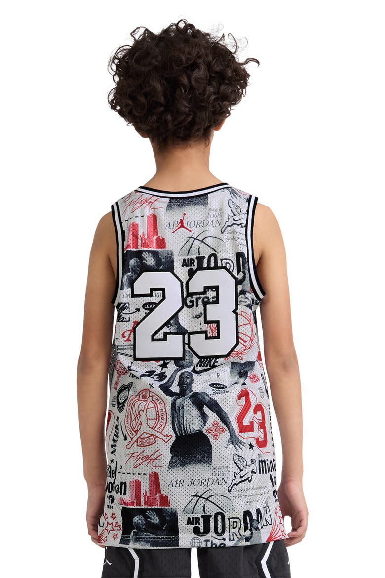 Kids' Jordan 23 Basketball Jersey, Alternate, color, NEUTRAL