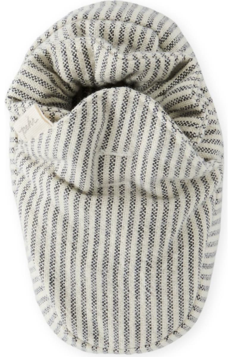 Pehr Organic Cotton Railroad Bootie, Alternate, color, Railroad