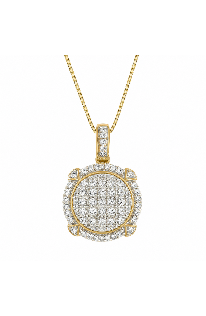 LuvMyJewelry Lumi 10K Gold 0.35 Ct Diamond Pendant, Alternate, color, 10K Yellow Gold