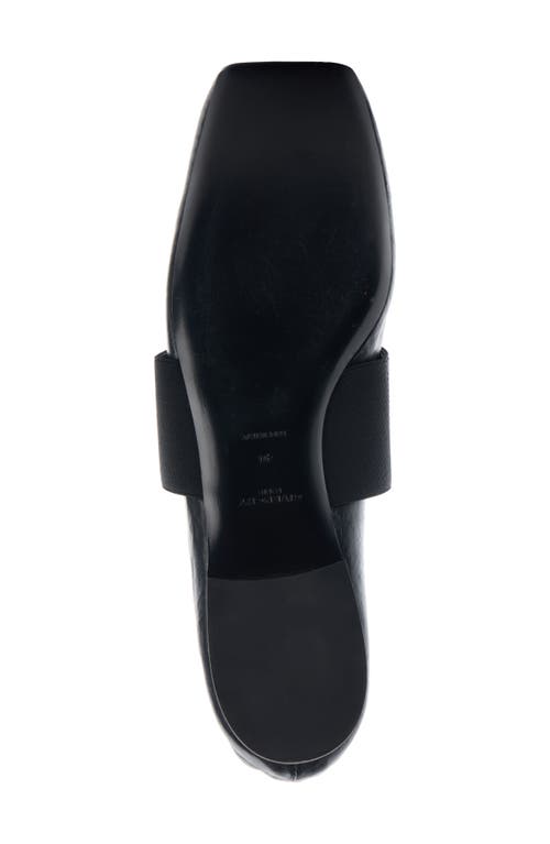 Givenchy Sliced Square Toe Mary Jane Flat In Black