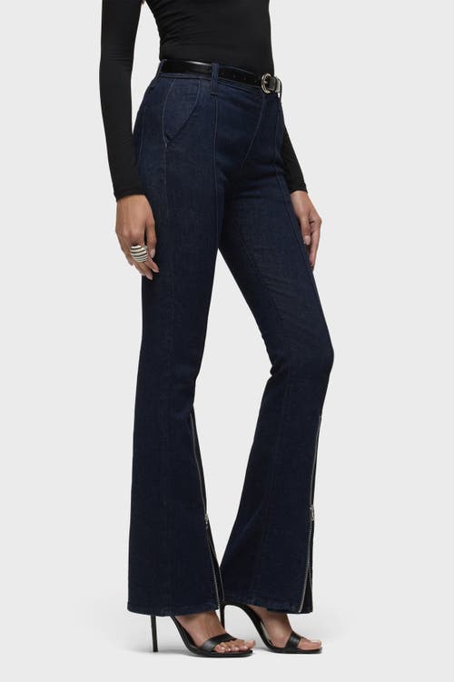 Hudson Jeans Barbara High-rise Bootcut W/ Zippers In Blue