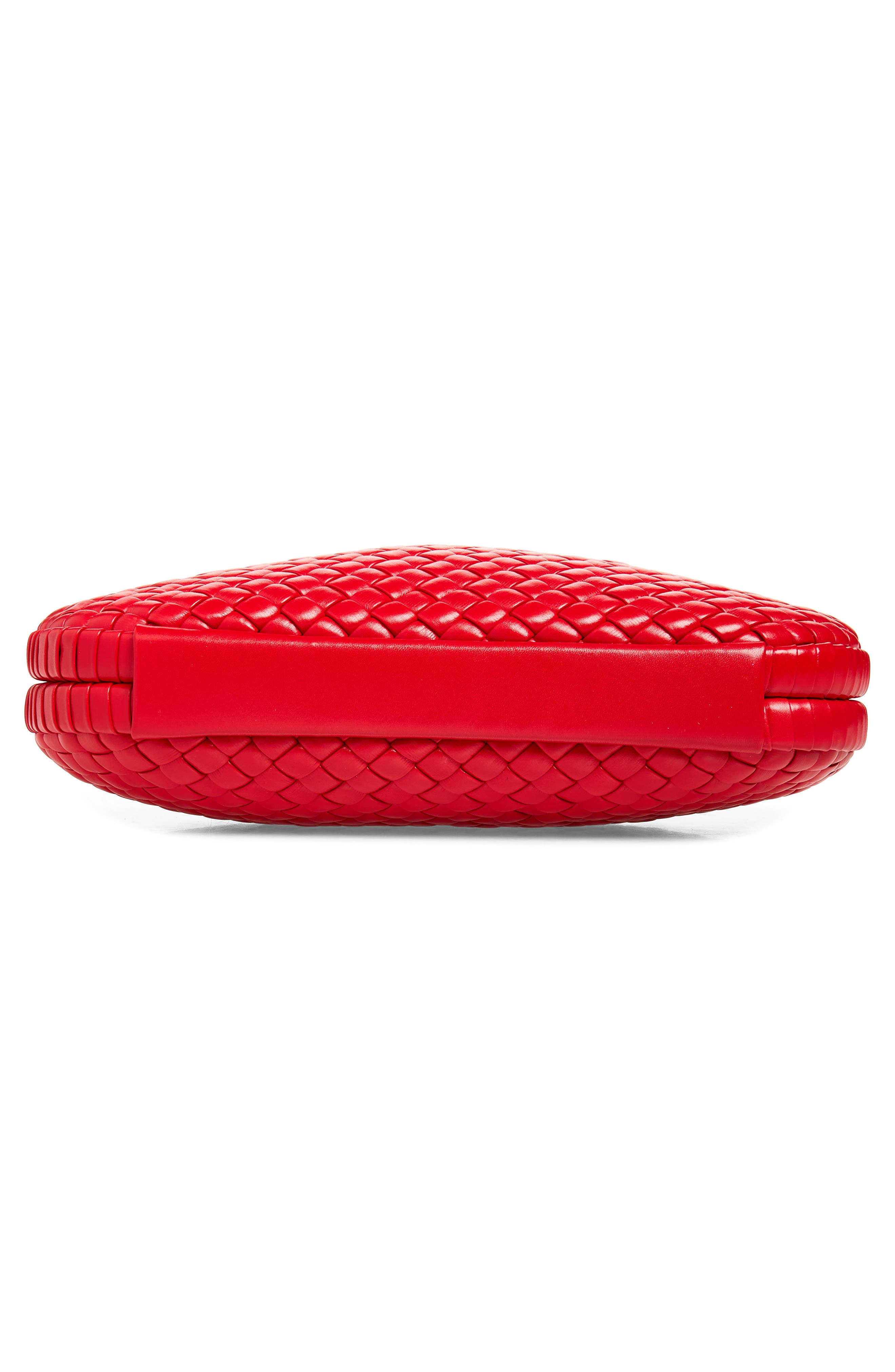 Intreccio Minaudière Clutch, Alternate, color, CARDINAL-BRASS V