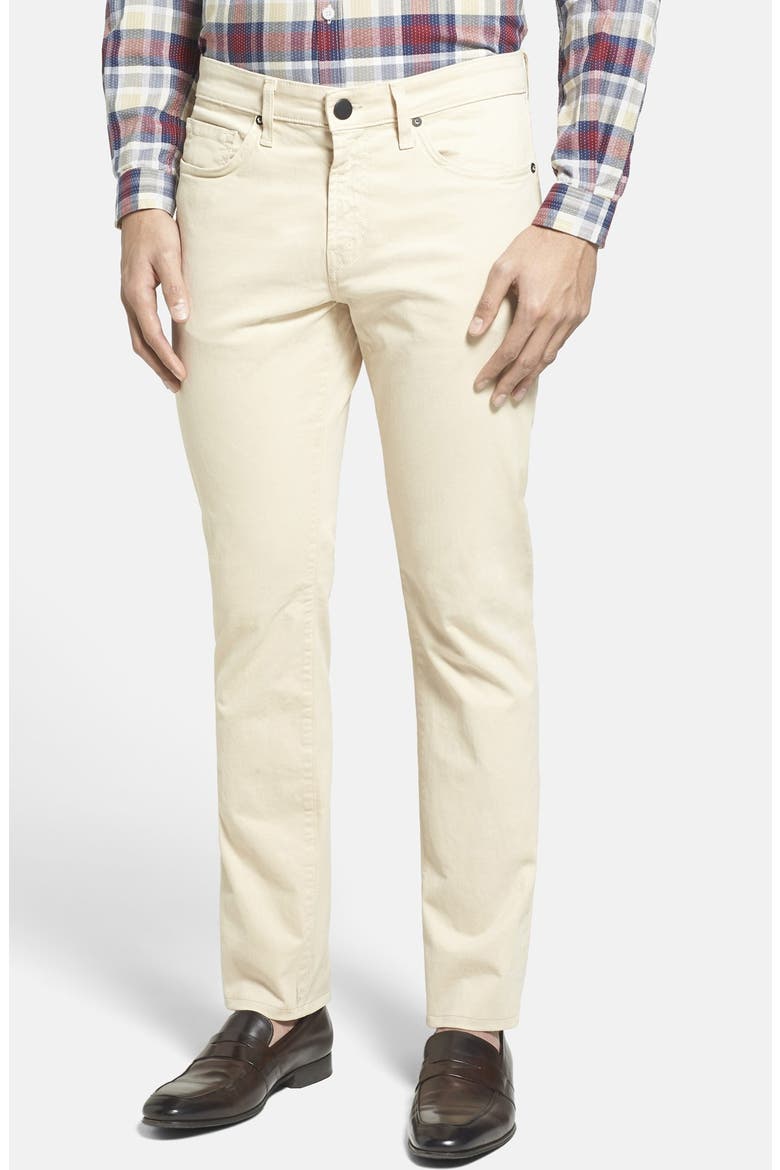 'Kane' Slim Fit Cotton Twill Pants, Main, color, VINTAGE KHAKI