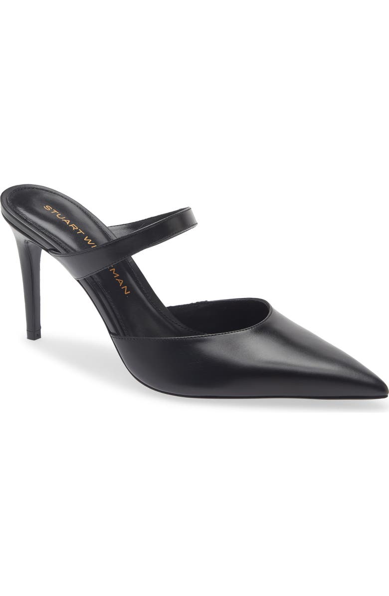 Stuart Weitzman <p>Power Mule 85 (Women)</p>, Main, color, Black