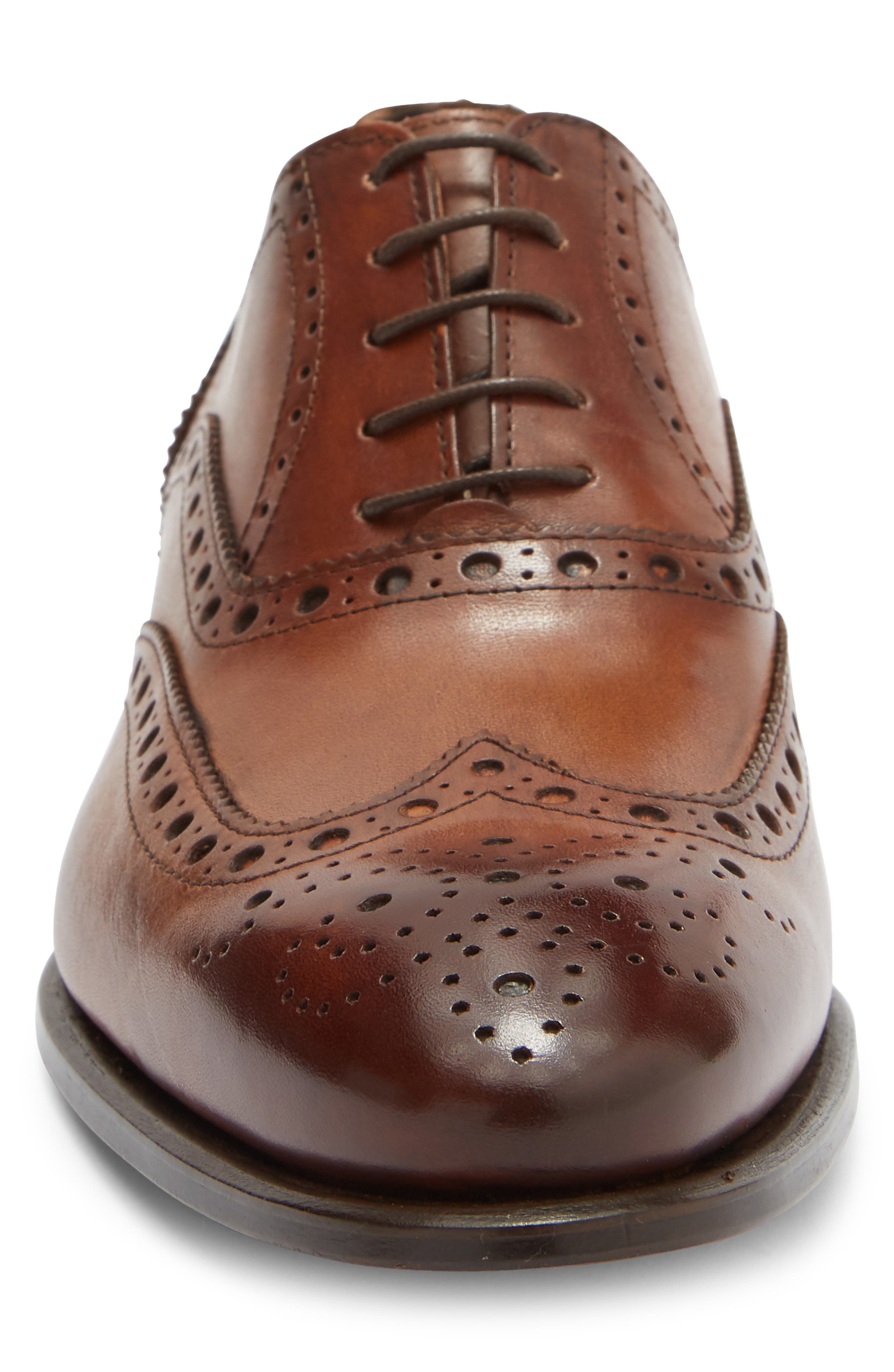 TO BOOT NEW YORK Angelo Brogue Wingtip Oxford, Alternate, color, Crust Paolo Cuoio